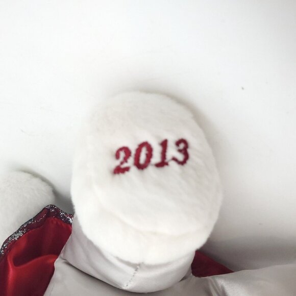2013 Snow Flake 12" White Teddy Plush Dan Dee Christmas‎ Holiday Stuffed Animal - Picture 6 of 6